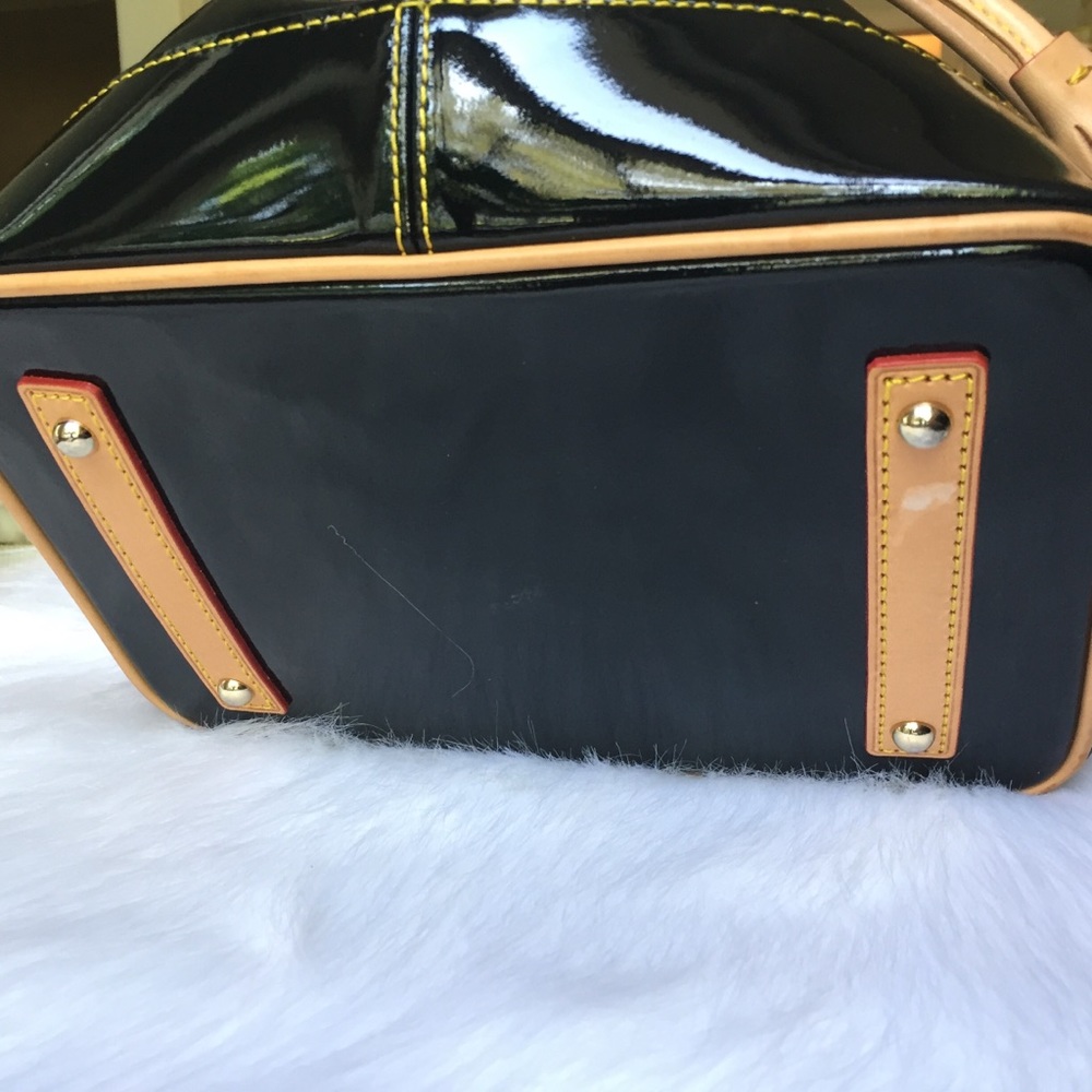 Dooney & Bourke Patent Leather Drawstring Bag - Picture 4 of 8